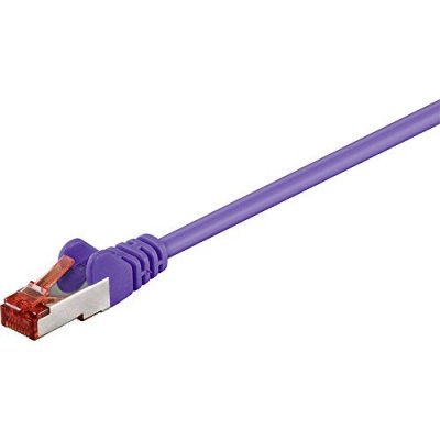 WENTRONIC C&acirc;ble r&eacute;seau, Ethernet/Lan cat&eacute;gorie 6 SSTP PIMF, violet, 3m cd93541