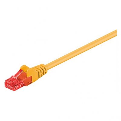 GENERIQUE C&acirc;ble r&eacute;seau, Ethernet/Lan cat&eacute;gorie 6 UTP, jaune, 5m cd68418