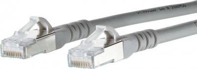 METZ CONNECT C&acirc;ble r&eacute;seau  CAT 6a S/FTP 20m gris avec cliquet dencastrement