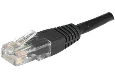 GENERIQUE C&acirc;ble RJ45 CAT 5e ECO U/UTP - Noir - (20m)