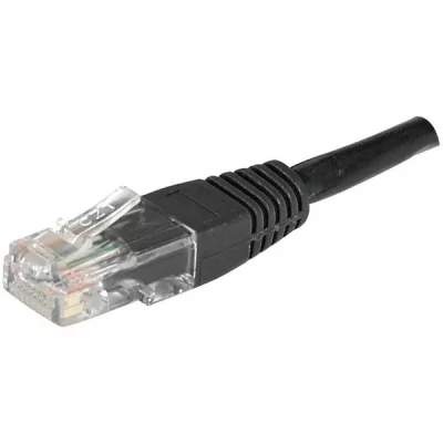 EXC C&acirc;ble RJ45 CAT 5e ECO U/UTP - Noir - (5m)