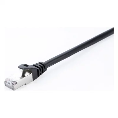 V7 Cable rj45 cat6 stp noir 1m CAT6STP-01M-BLK-1E