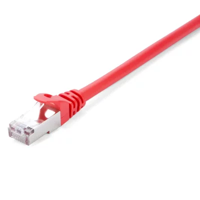 V7 Cable rj45 cat6 stp rouge 2m CAT6STP-02M-RED-1E