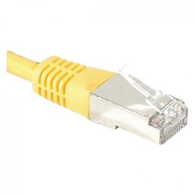 DEXLAN C&acirc;ble RJ45 CAT6a S/FTP (PIMF) - Jaune - (5m) 