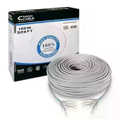 NANOCABLE C&acirc;ble RJ45 Cat&eacute;gorie 6 FTP Rigide  10.20.0902 100 m