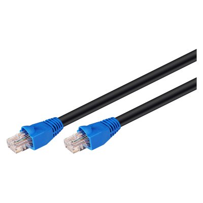 GENERIQUE C&acirc;ble RJ45 &eacute;tanche cat&eacute;gorie 6 U/UTP 40 m (Bleu et Noir)