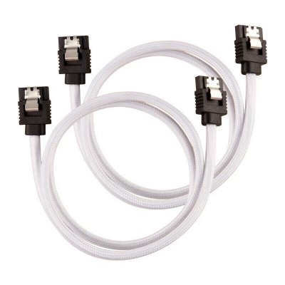 CORSAIR C&acirc;ble SATA gain&eacute;  Premium - SATA 6Gbps 60 cm, blanc