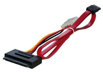 MCL SAMAR C&acirc;ble sata interne avec alimentation (molex m&acirc;le) - 50cm MC553-0.5M