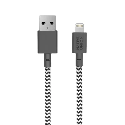 NATIVE UNION C&acirc;ble t&eacute;l&eacute;phone portable  C&acirc;ble USB vers Lightning - 3M
