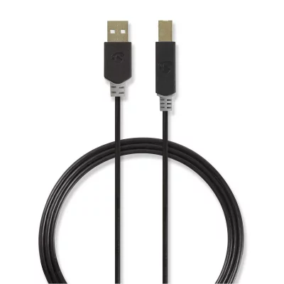 C&acirc;ble usb 2.0 a m&acirc;le - b m&acirc;le 2,0 m anthracite CCBW60100AT20