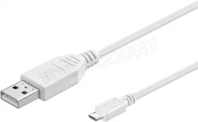 WENTRONIC C&acirc;ble USB 2.0 A m&acirc;le vers micro USB m&acirc;le 1.8 m