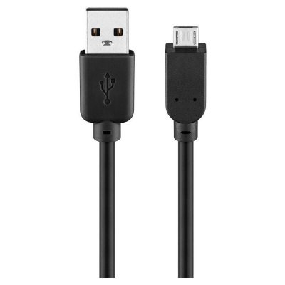 WENTRONIC C&acirc;ble usb 2.0 am - mbm a m&acirc;le - micro b m&acirc;le ronde 1.00 m noir