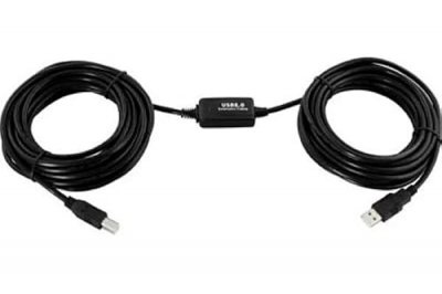 GENERIQUE Cable USB 2.0 amplifi&eacute; 10m avec prises A/B