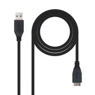 NANOCABLE C&acirc;ble USB 3.0 A vers Micro USB B  10.01.110-BK Noir
