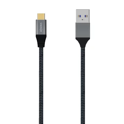 AISENS C&acirc;ble usb 3.1  a107-0631/ usb type-c male - usb male/ 1m/ gris