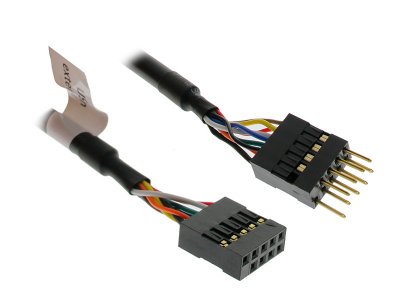 AKASA C&acirc;ble USB AK-EX-USBI-40 - extension interne - 40 cm