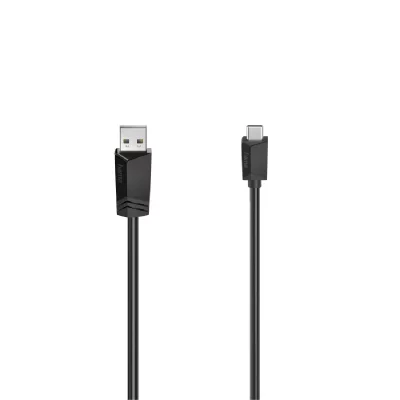 HAMA C&acirc;ble USB-C, m&acirc;le USB-A - m&acirc;le USB-C, USB 2.0, 480 Mbit/s, 0,75 m