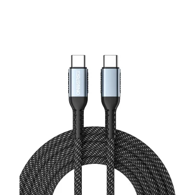 ONIVERSE C&acirc;ble USB-C -  - 100W - 2m - Tress&eacute; - Compatible PS5 Xbox Switch PC Mac iPhone 15
