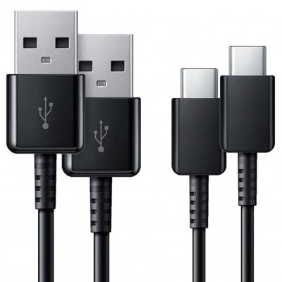 SAMSUNG C&acirc;ble USB C  Pack de cables noir 1.5m Multicolore 