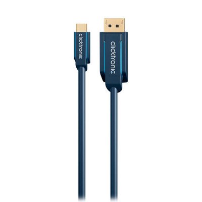 CLICKTRONIC C&acirc;ble USB-C vers DisplayPort - 1 m