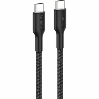 BELKIN C&acirc;ble USB-C vers USB-C  Gaming -  - Nintendo Switch 2 - 60 W - Noir