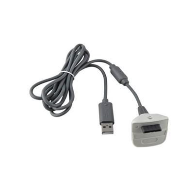 GENERIQUE C&acirc;ble Usb Chargeur Pour Manette Microsoft Xbox 360 - 1,5 M&egrave;tre - Gris
