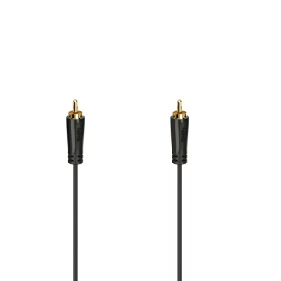 HAMA C&acirc;ble vid&eacute;o, fich. RCA m&acirc;le - fich. RCA m&acirc;le, dor&eacute;, 1,5 m - Neuf