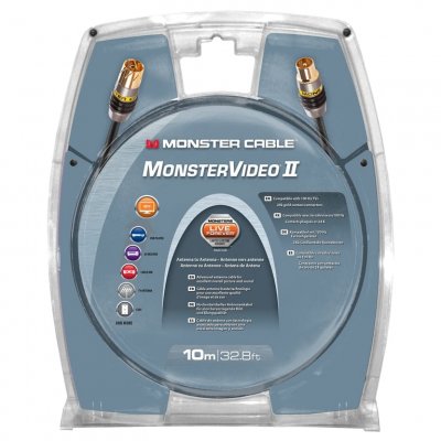 MONSTER CABLE Cable video Monster MV2A c&acirc;ble d'antenne 10 M