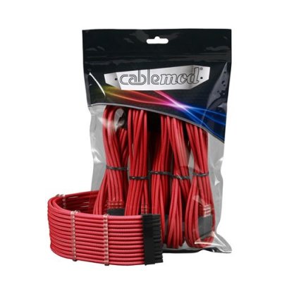 CABLEMOD  ModMesh Kit de C&acirc;ble Extension Noir/Rouge