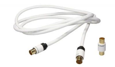 REAL CABLE C&acirc;bles d'antenne  TV-2 (1,5 m) 
