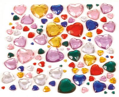 GENERIQUE Cabochon Coeur Assorti - Sachet De 450