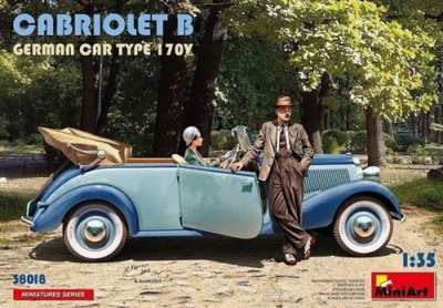 MINIART Cabriolet B German Car Type 170v - 1:35e - 