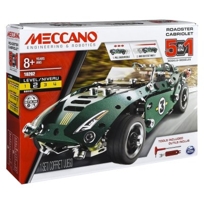 Cabriolet Pullback 5 mod&egrave;les Meccano