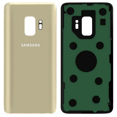 CLAPPIO Cache batterie Samsung Galaxy S9 Fa&ccedil;ade arri&egrave;re - dor&eacute; Jaune