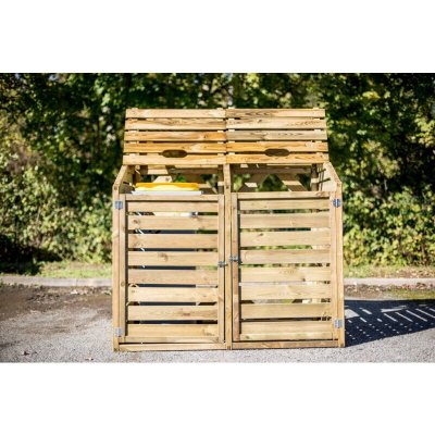 HABRITA Cache poubelle  double CP 15090