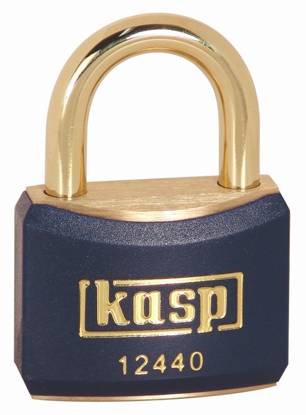 KASP Cadenas 40 mm avec serrure &agrave; cl&eacute;  K12440BLUD or-jaune