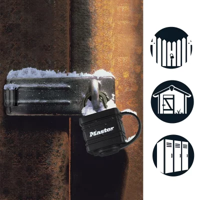 MASTER LOCK Cadenas &agrave; cl&eacute; - 40 mm avec couverture thermoplastique