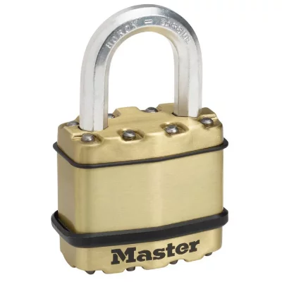 MASTER LOCK Cadenas &agrave; cl&eacute;  acier lamin&eacute;, l.45 mm