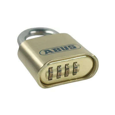 ABUS Cadenas &agrave; code - 4 molettes - anse inox - 180IB/50 