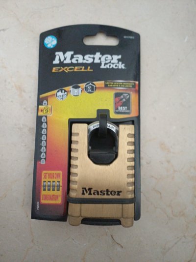 MASTER LOCK Cadenas &agrave; combinaison programmable Excell&reg; n&deg;1177EURD