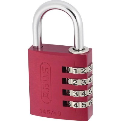 ABUS Cadenas  ABVS48813 rouge avec serrure &agrave; combinaison