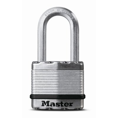 MASTER LOCK Cadenas acier - 50 mm - D: 8 mm - anse octogonale