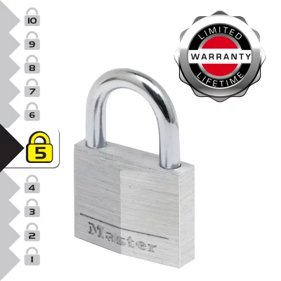 MASTER LOCK Cadenas aluminium massif 50mm sc9150eurd DENU6370550