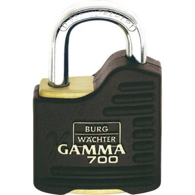 BURG WACHTER Cadenas cadenas &agrave; cylindre profil&eacute; Burg W&auml;chter Gamma 700 55 SB laiton, noir