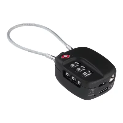 BOOMPODS Cadenas Connect&eacute; avec Traceur Int&eacute;gr&eacute; Mod&egrave;le Lock Compatible Find My Noir