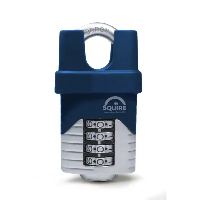 SQUIRE Cadenas de s&eacute;curit&eacute; &agrave; combinaison et anse prot&eacute;g&eacute;e vulcan combi 40cs