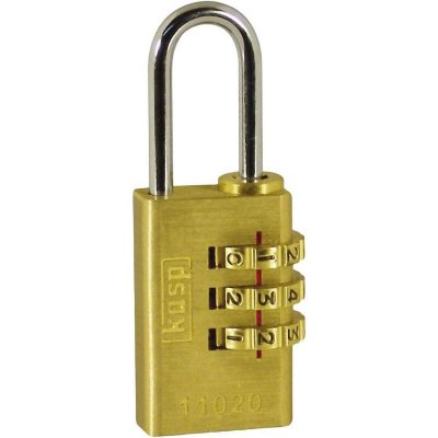 KASP Cadenas  K11020D or-jaune avec serrure &agrave; combinaison