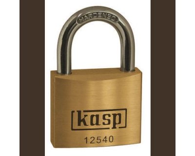 KASP Cadenas  K12530 or-jaune avec serrure &agrave; cl&eacute;