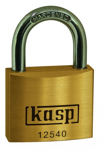 KASP Cadenas  K12540 or-jaune avec serrure &agrave; cl&eacute;