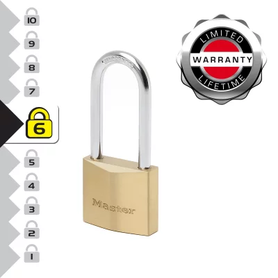 MASTER LOCK Cadenas laiton - 40 mm - anse acier 51 mm - 